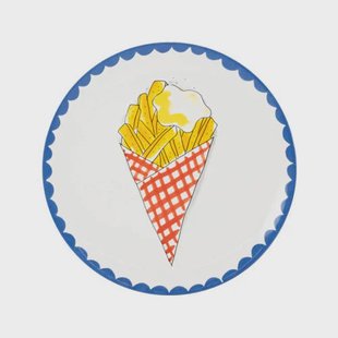 Blond Amsterdam dinerbord - Friet (Ø26 cm)