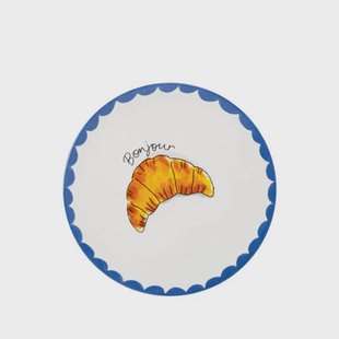 Blond Amsterdam gebaksbord - Croissant (Ø18 cm)