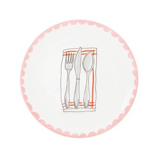 Blond Amsterdam dinerbord - Bestek (Ø26 cm