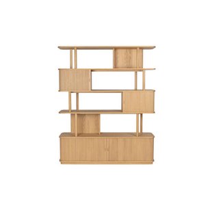 Zuiver Barbier Boekenkast/ Wandkast Naturel