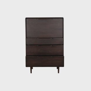 Dutchbone Elroy Ladekast Laag 120 cm Walnootkleur Bruin