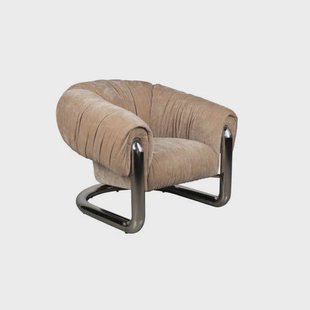 Dutchbone Marly Fauteuil Bruin/Chroom