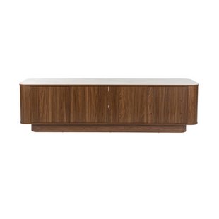 Housecraft Living Almira Dressoir Hoog 180 cm Hout/ Marmerlook Walnootkleur