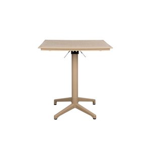 Housecraft Living bistrotafel George George Bistrotafel/ Tuintafel/ Balkontafel Inklapbaar 70x70 cm Beige
