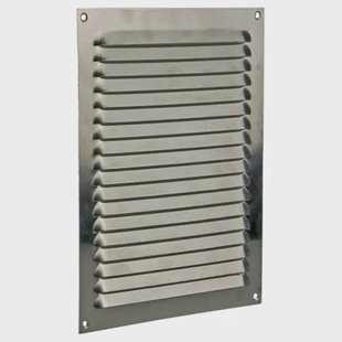 Renson Schoepenrooster 200x250mm Zilver