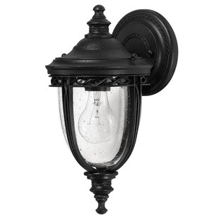 Engelse Bridle-wandlamp, IP44, Ø16,5 cm, zwart English Bridle FEISS - Antiek - Metaal - 1 lamp