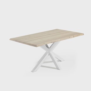 Kave Home Eettafel 'Argo' 160 x 90cm, kleur Wit