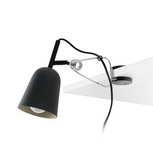 Studio-klemlamp, zwart/crème, metaal FARO BARCELONA - Woonkamer - Modern - 1 lamp