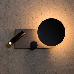 Klee LED wandlamp, grijs, rechteruitvoering, 2-lamps FARO BARCELONA - Woonkamer - Modern - Metaal - 1 lamp