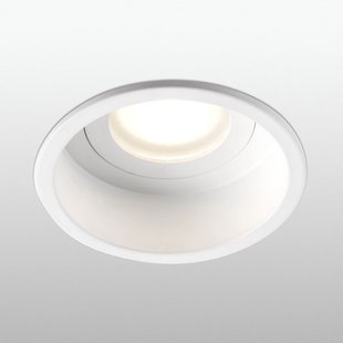 Hyde inbouwspot, wit, Ø 8,9 cm, IP44 FARO BARCELONA - Gang / Hal - Modern - Metaal - Rond