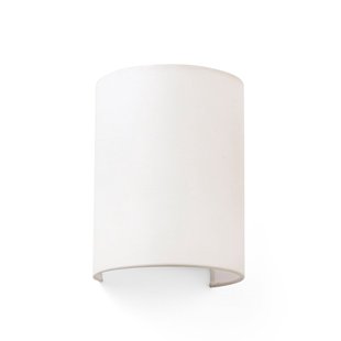 Cotton wandlamp, gewelfd, 20 x 15 cm, beige FARO BARCELONA - Woonkamer - Modern - Stof