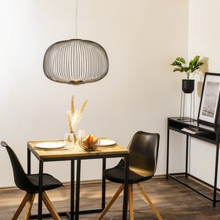 Spokes 2 MyLight LED hanglamp, zwart Spokes 3 Foscarini - Woonkamer - Designer - Metaal - 1 lamp