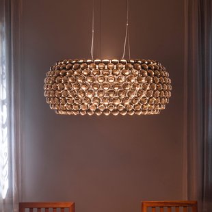 Caboche Plus Grande LED hanglamp, helder Foscarini - Woonkamer - Designer - Kunststof - 1 lamp