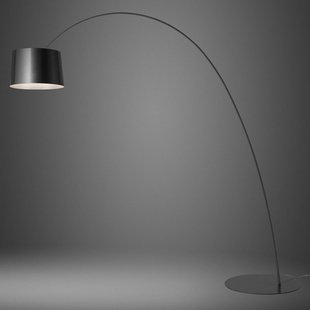 Twiggy LED vloerlamp grafiet Foscarini - Woonkamer - Designer - Kunststof - 1 lamp