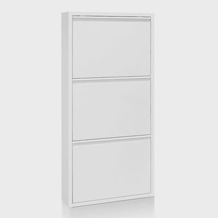 Kave Home Schoenenkast 'Bogota' 3-deurs, kleur Wit