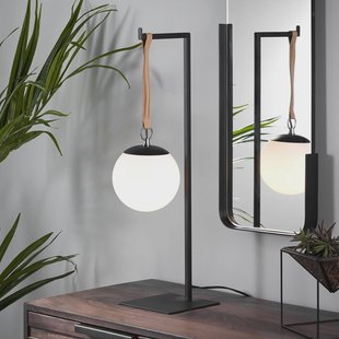Kave Home Tafellamp 'Monteiro', kleur Zwart