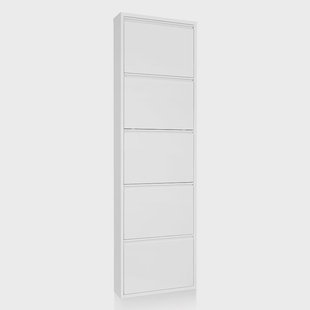 Kave Home Schoenenkast 'Bogota' 5-deurs, kleur Wit