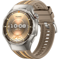 Huawei Watch GT 6 Pro 46 mm Zilver/Bruin