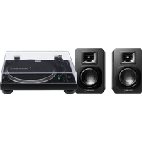 Audio Technica AT-LP120XUSB + Audio-Technica ATH-SP3X Zwart