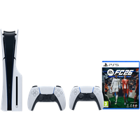 PlayStation 5 Slim Disc Edition + FC 26 + Extra Controller Wit