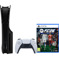 PlayStation 5 Slim Disc Edition + FC 26 + Covers Zwart