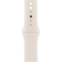 Apple Watch 38/40/41 mm Siliconen Horlogeband Sterrenlicht - S/M