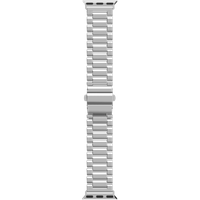 Just in Case Rvs Bandje Zilver voor Apple Watch 40/41/42 mm