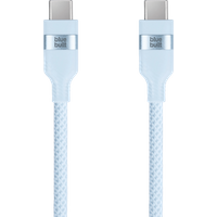 BlueBuilt Usb C naar Usb C Kabel 1,5m Nylon Lichtblauw