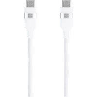 BlueBuilt Usb C naar Usb C Kabel 1,5m Nylon Wit