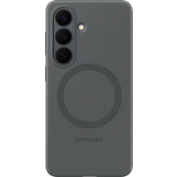 Samsung Galaxy S26 Plus Siliconen Back Cover met Magneet Zwart