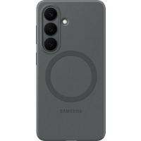 Samsung Galaxy S26 Siliconen Back Cover met Magneet Zwart