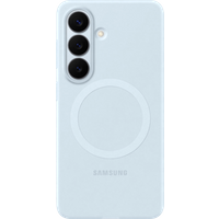 Samsung Galaxy S26 Siliconen Back Cover met Magneet Blauw