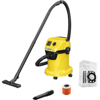 Karcher WD 3 P V-17/4/20 + Karcher Stofzuigerzak voor WD 2 Plus / WD 3 (4x)