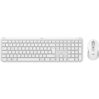 Logitech MK950 Signature Slim Draadloze Toetsenbord en Muis Combo Qwerty Wit