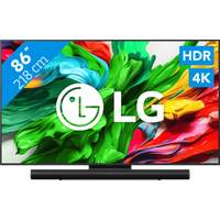 LG 86 QNED86 EVO 4K (2025) + Sonos Arc Ultra Zwart