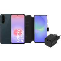 Samsung Galaxy A37 256GB Donkergroen 5G + Basis Accessoirepakket