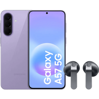 Samsung Galaxy A57 256GB Paars 5G + Samsung Galaxy Buds4 Zwart