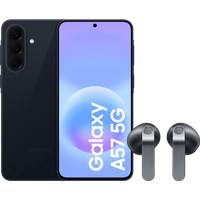 Samsung Galaxy A57 128GB Donkerblauw 5G + Samsung Galaxy Buds4 Zwart