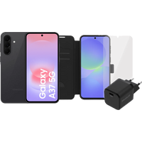 Samsung Galaxy A37 256GB Zwart 5G + Compleet Accessoirepakket