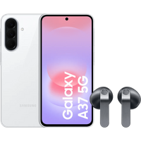 Samsung Galaxy A37 256GB Wit 5G + Samsung Galaxy Buds4 Zwart
