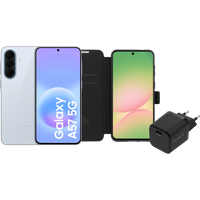 Samsung Galaxy A57 256GB Lichtblauw 5G + Basis Accessoirepakket