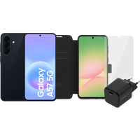 Samsung Galaxy A57 128GB Donkerblauw 5G + Compleet Accessoirepakket