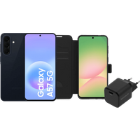 Samsung Galaxy A57 128GB Donkerblauw 5G + Basis Accessoirepakket