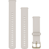 Garmin Siliconen Bandje Crème/Goud 18mm