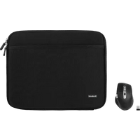 BlueBuilt Laptophoes breedte 30 cm 12-13 inch Zwart + Maximus Muis