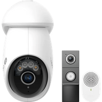 TP- Link Tapo C560WS + D235 Smart Battery & Wired Doorbell