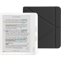 Kobo Libra Colour Wit + BlueBuilt Book Case Zwart
