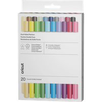 Cricut Dual Tip Markers Ultimate (set van 20) + adapter