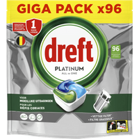Dreft Vaatwastabletten Platinum All In One Original - 66 stuks