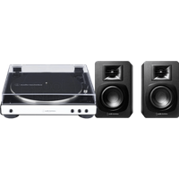Audio Technica AT-LP60XBT + Audio-Technica ATH-SP3X Zwart